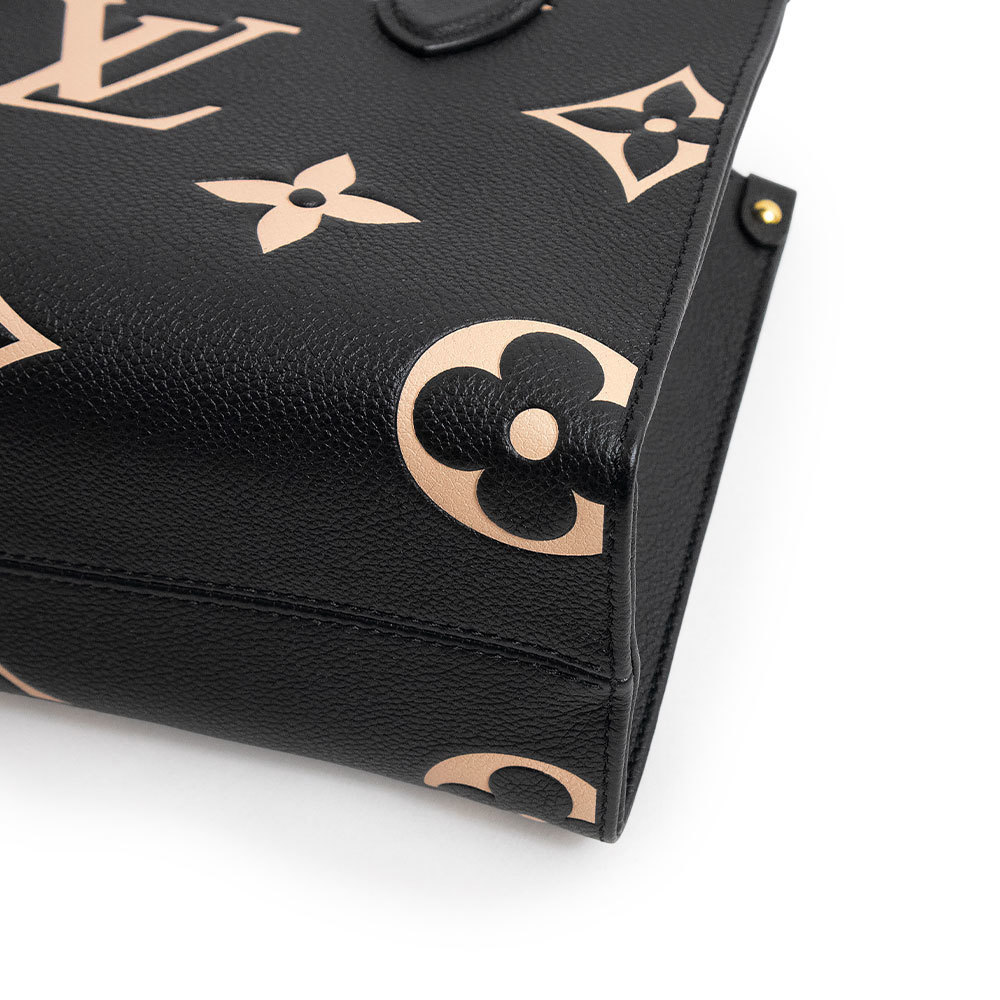 Louis Vuitton Go Shoulder Black the Crossbody PM Leather On Empreinte - Picture 10 of 10